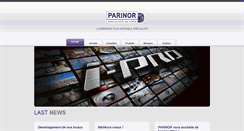 Desktop Screenshot of parinor.fr